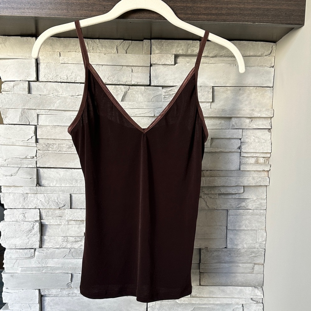 Kokoon Brown Women's V neck Camisole Top